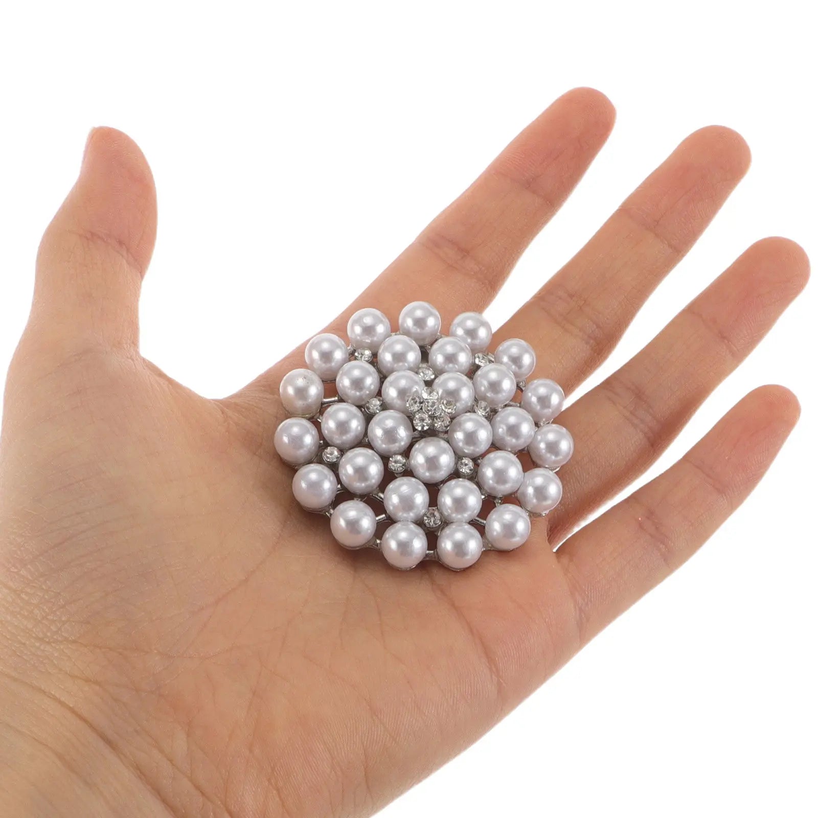Bling Shoe Clips Luxury Pearl Rhinestone Design Wedding Embellishment