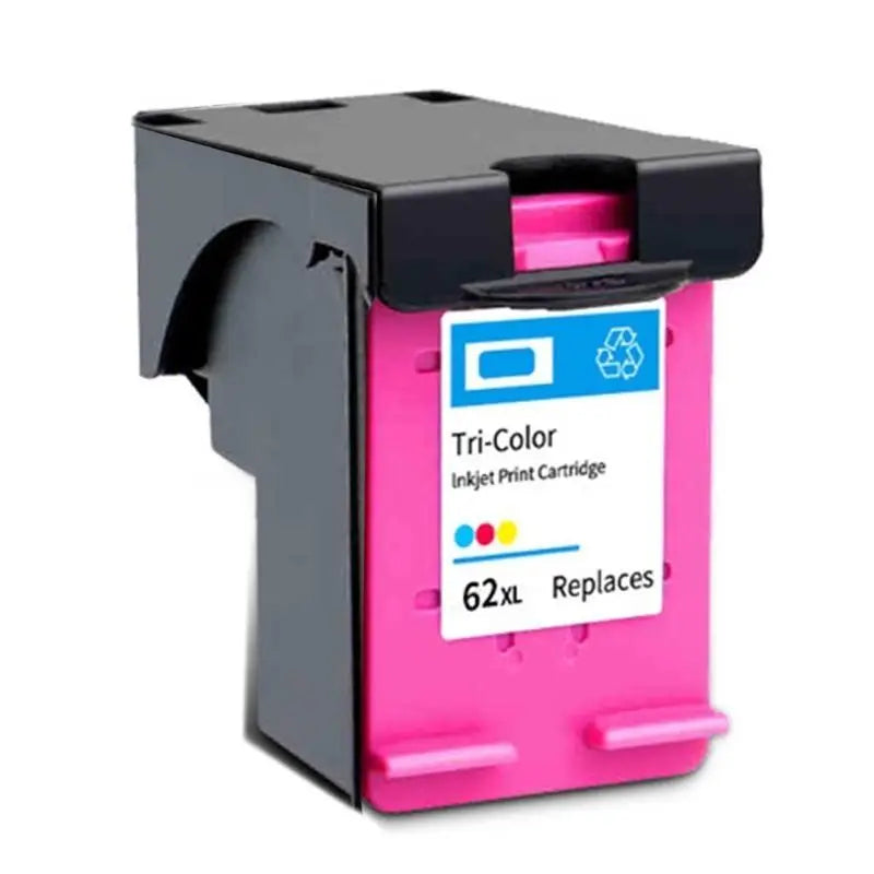652F 62XL Cartridges Black Remanufactured HP 5540 5640 7640 Zpaxo color CN