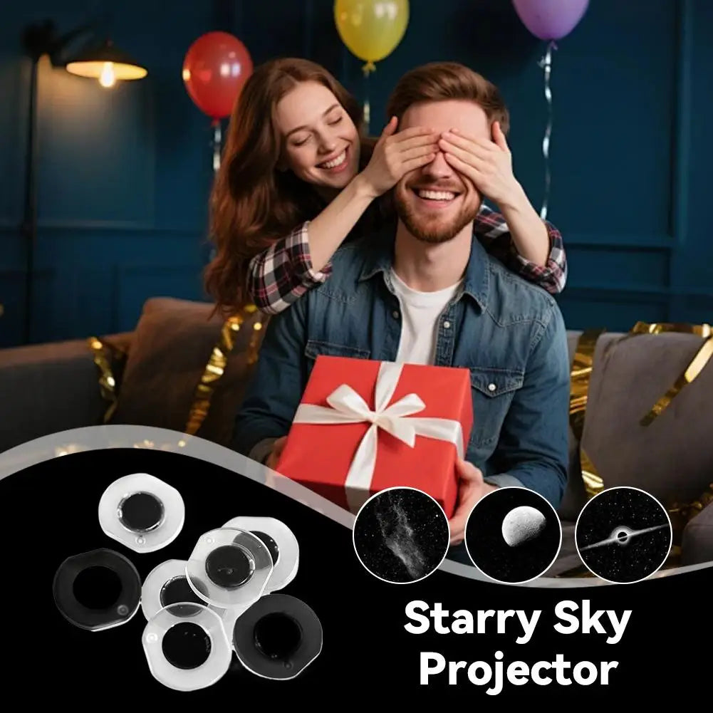 Galaxy Star Projector Replacement Slides Heat Resistant Wide Angle Nebula Simulation Discs for Home Planetarium Night Light Zpaxo