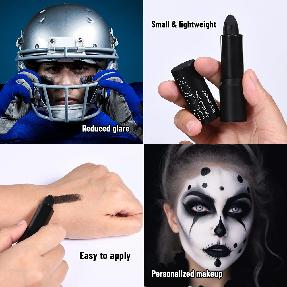 Long-Lasting Black And White Lipstick Crayon With Plumping Effect And Highly Pigmented Nude Waterproof Gloss For Halloween Zpaxo
