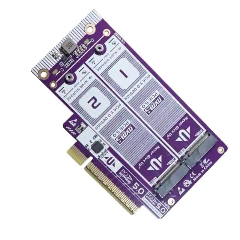 652F PCIe 5 0 M 2 NVMe Adapter Card X16 Coverter Expansion Zpaxo