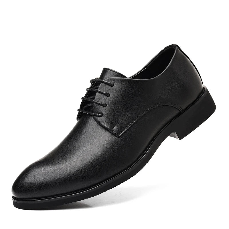 Elevator Dress Shoes Soft Sole Trendy Leather Business Formal British Zpaxo