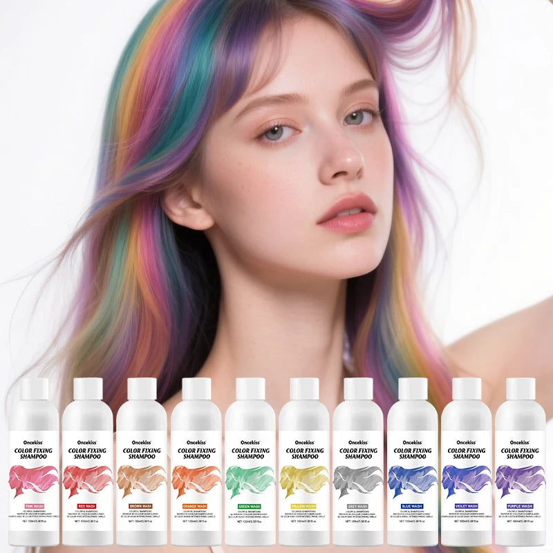 Unisex 10 Correction Fixed Shampoo Moisturizing Hair Dye Long Lasting Zpaxo