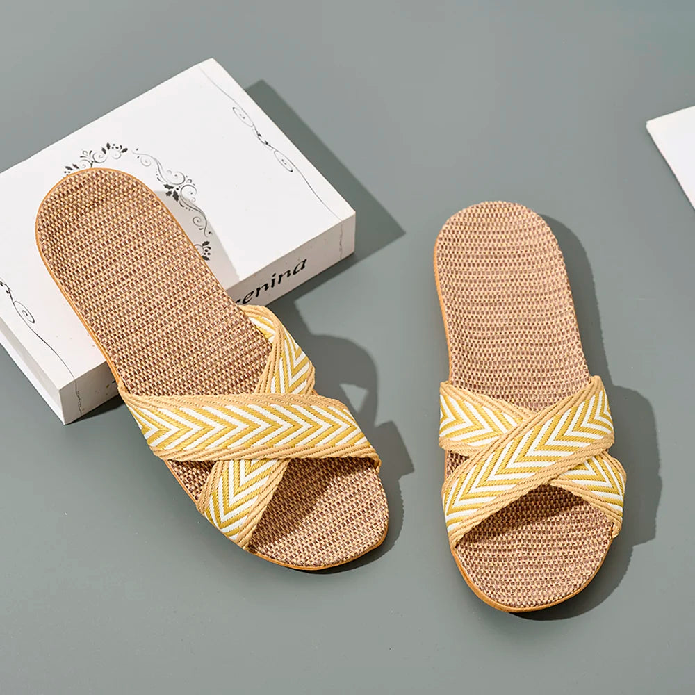 Inddoor Home Slippers Lightweight Women Antislip Bedroom Soft Bottom