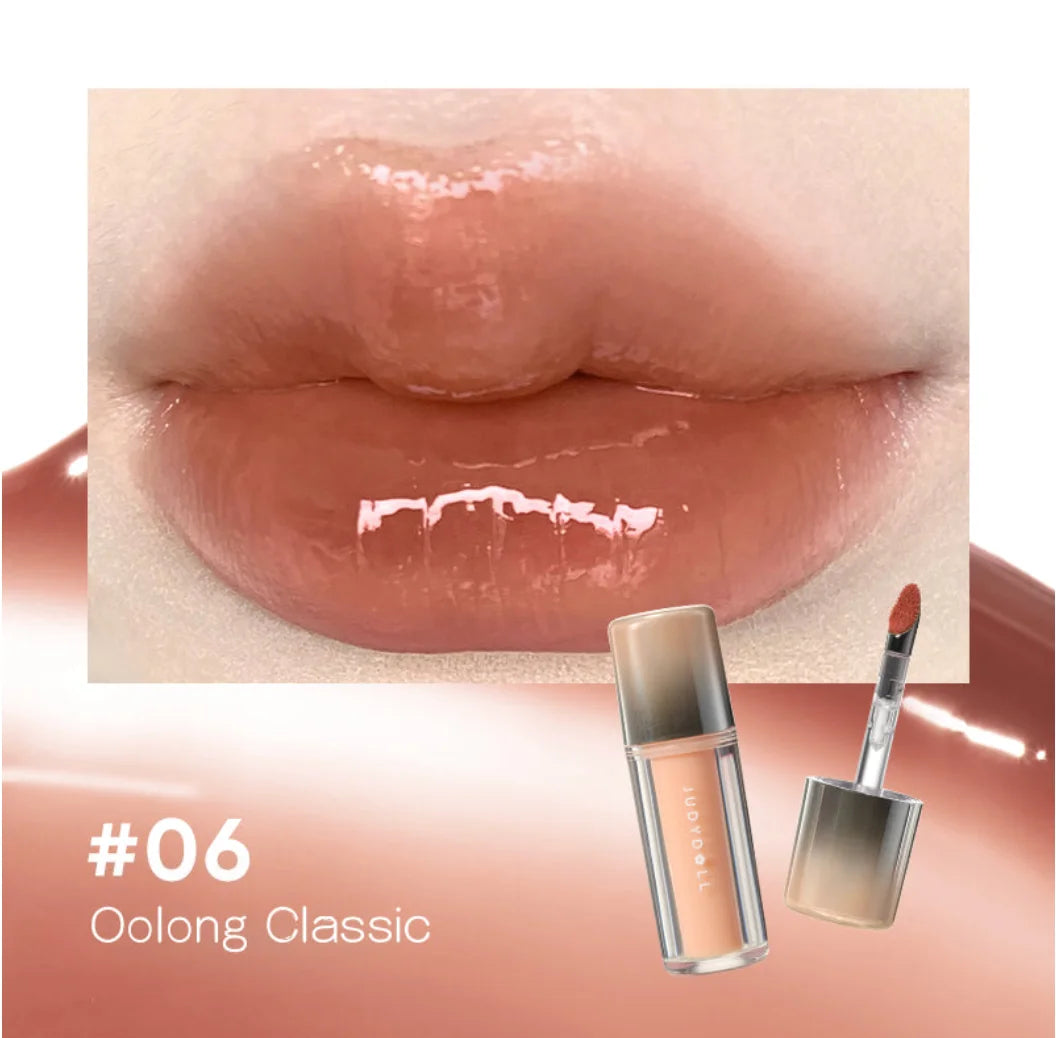 Judydoll Dual Finish Watery Lip Gloss Nurturing Hydrating Fresh Zpaxo 06