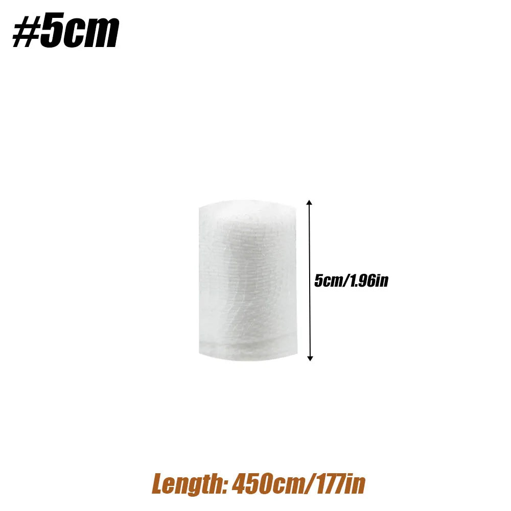 1/5/10 Rolls Absorbent Gauze Cotton Bandage Roll Wound Hemostasis Wrapping Dressing Fixation First Aid Bandage Roll Zpaxo 5cm x 450cm 10 Rolls