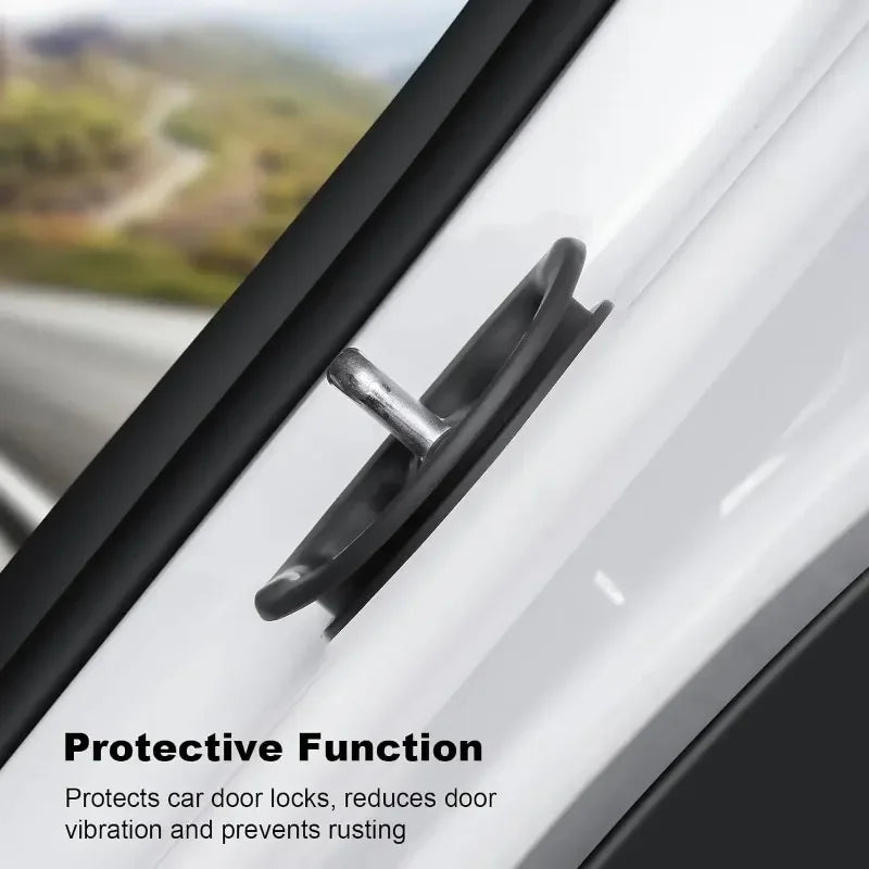 Silicone Door Latch Cover for Tesla Model 3 & Y – 4pcs Set