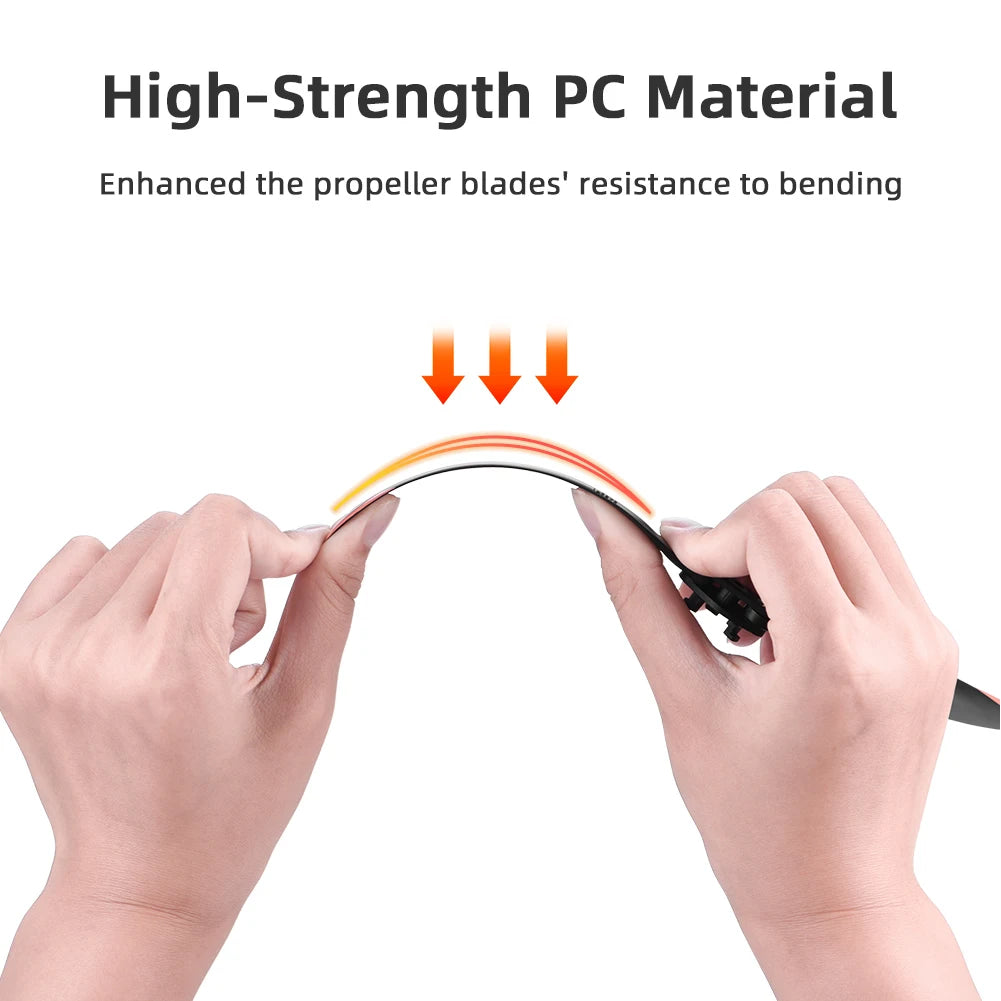 2 Pairs 9453T Propeller Quick Release Foldable Props Blade Light