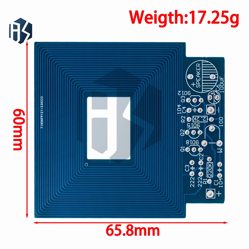 Unassembled Metal Detector Kit – 3V-5V DC Sensor Board (PCB, Buzzer, Capacitor Included) Zpaxo