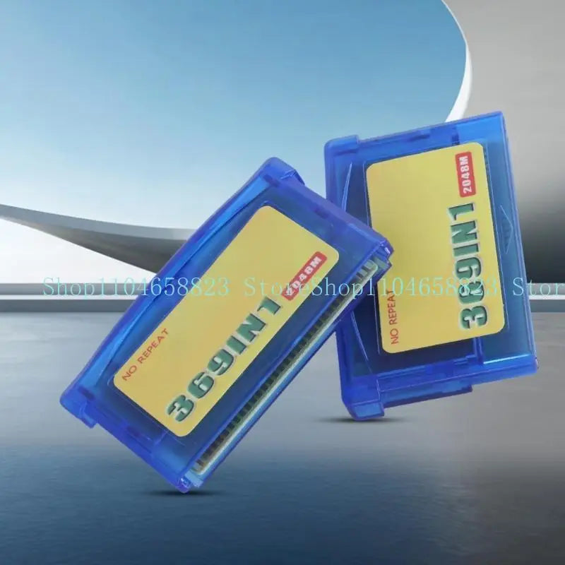 369 in 1 Game Cartridge Card Classical English Game in Cartridge for Handheld Game Console Game Collection Zpaxo