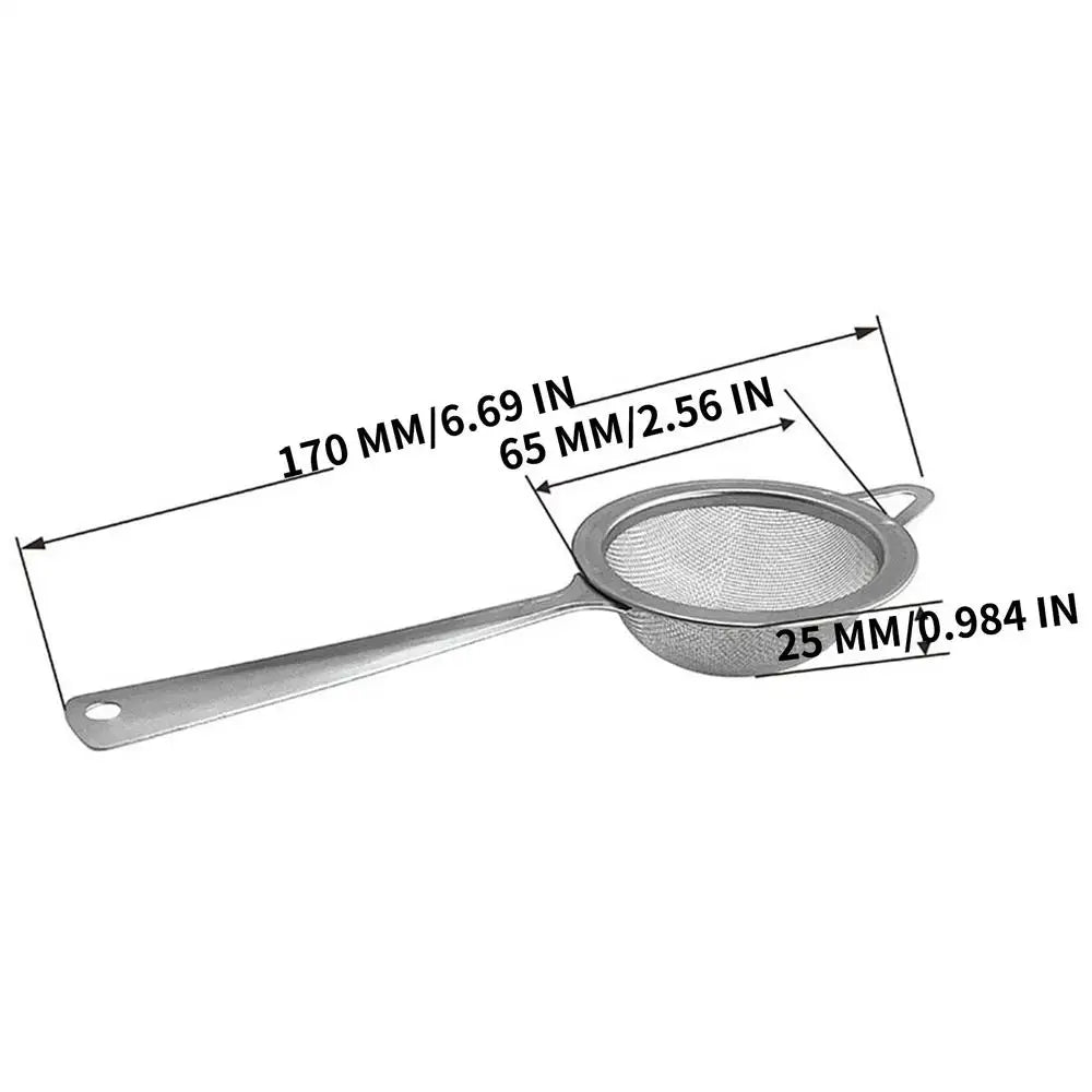 Stainless Steel Flour Duster Fine Mesh Baking Powdered Sugar