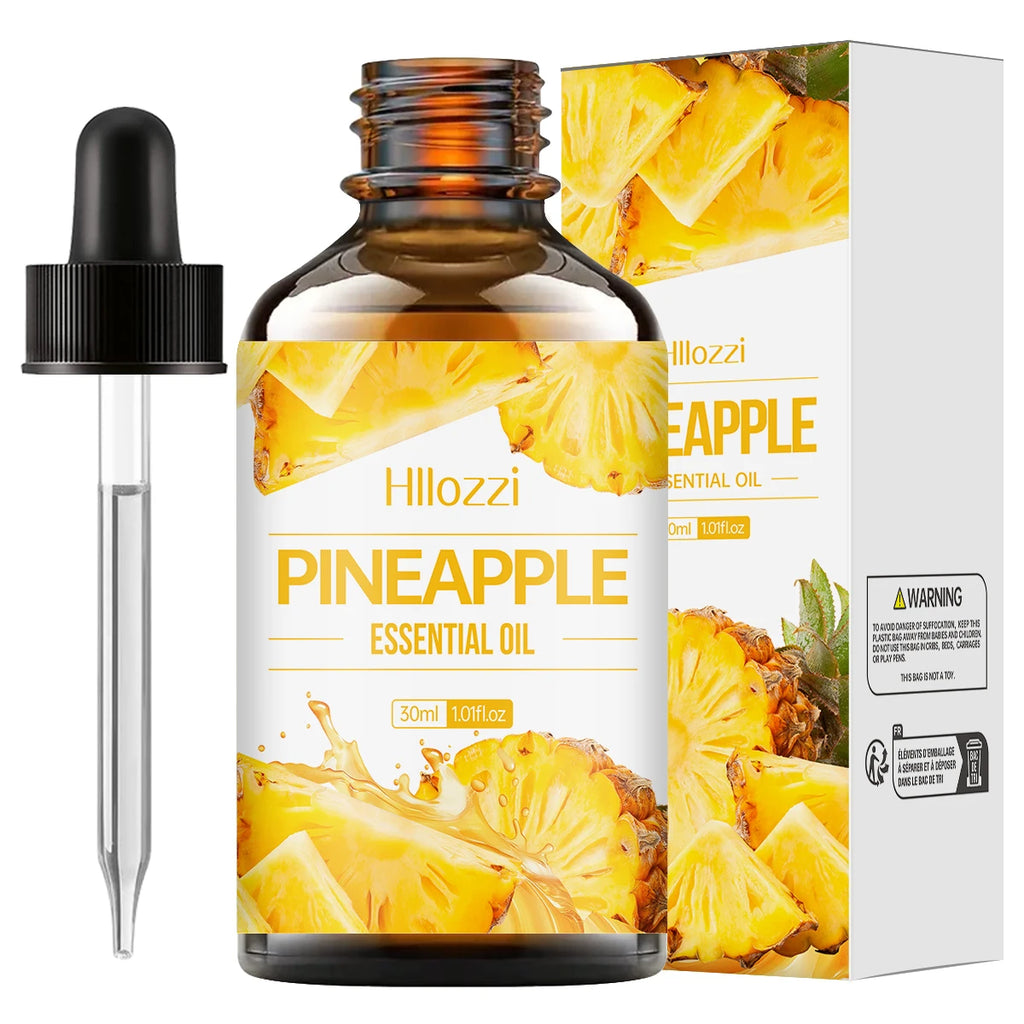 Pineapple Facial Oil deeply nourishes, fresh fruity scent, for skin care, reduces dry hair, suitable for dry hair, unisex Zpaxo Pineapple 30ml fruit