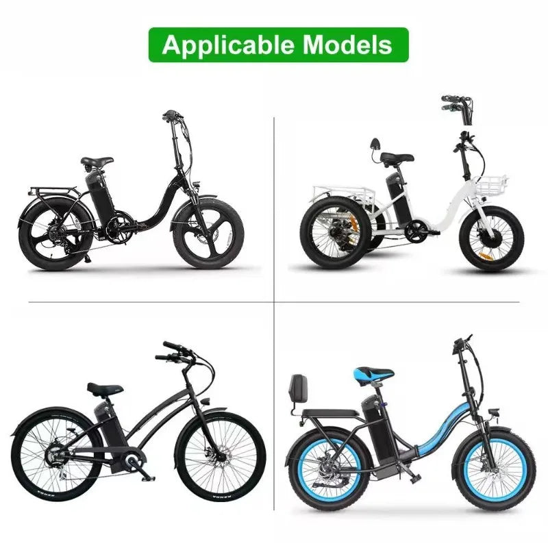 New Upgrade 48V 36V Folding Bike Battery 20Ah 17Ah 15Ah Built-in Bms for Silverfish 250W-1000W Bafang Motor Kit with 2A Charger Zpaxo