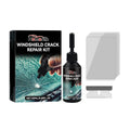 Windshield Chip Repair Kit with 1 Blade 5 Curing Films Glass Repair Liquid for Fixing Chips and Star Shaped Crack Zpaxo 20ml
