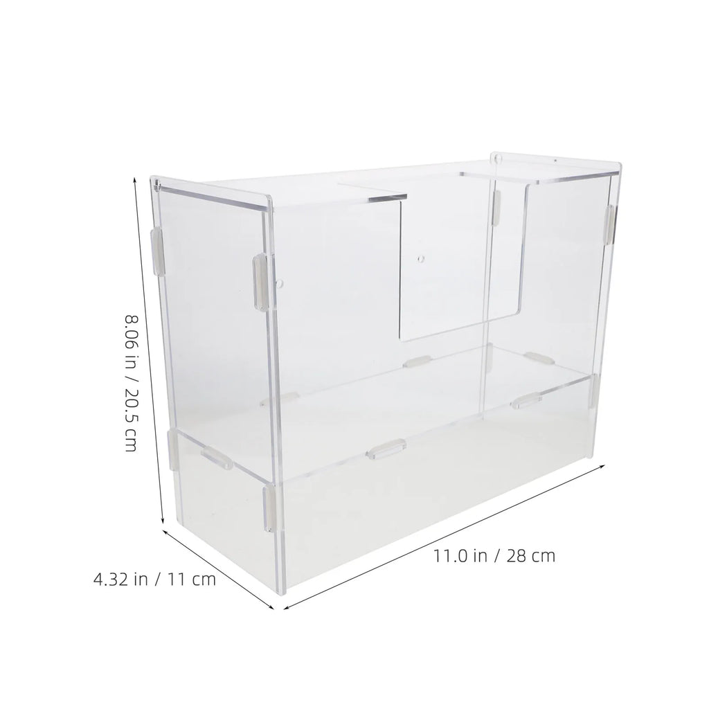 Large Capacity Acrylic Rabbit Hay Feeder Cages Integrated Toilet