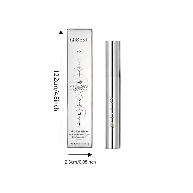 Eyeshadow Stick Is Long-lasting and Easy To Color, Waterproof and Anti-smudge Fine Flash Eyeshadow. Zpaxo