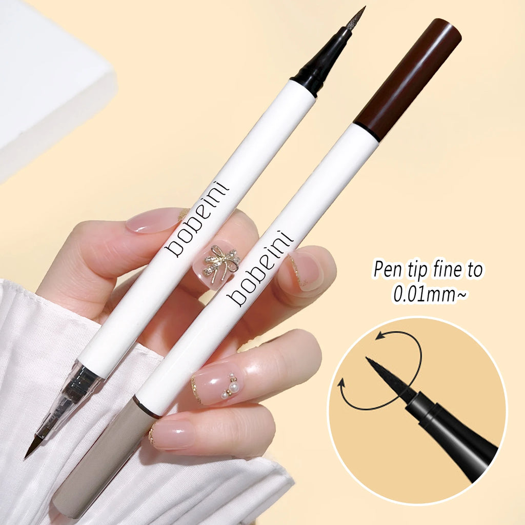 Dual-head eyeliner waterproof non-smudged and sweat-proof multi-function eye bag pen outline highlight liquid contour eyeliner Zpaxo