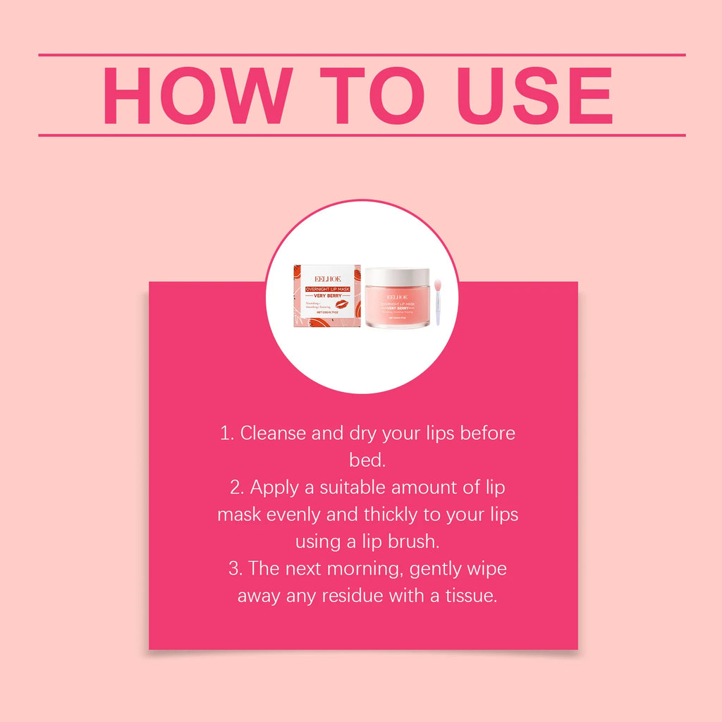 Berry Lip Sleeping Mask Overnight Lip Treatment for Dry Chapped Lips Hydrating Lip Mask with Hyaluronic Acid & Ceramide Deep Zpaxo