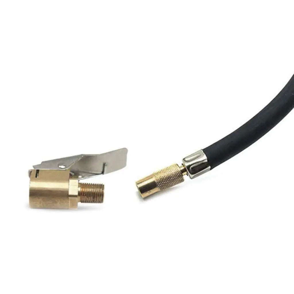 Car Tire Air Chuck Inflator Pump Valve Connector Clip-on Adapter