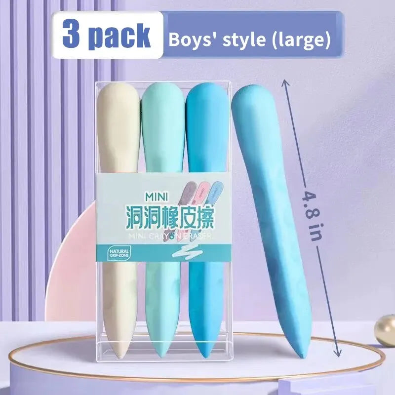 Traceless Erasers Suitable School Office Pencil-shaped Dust-free