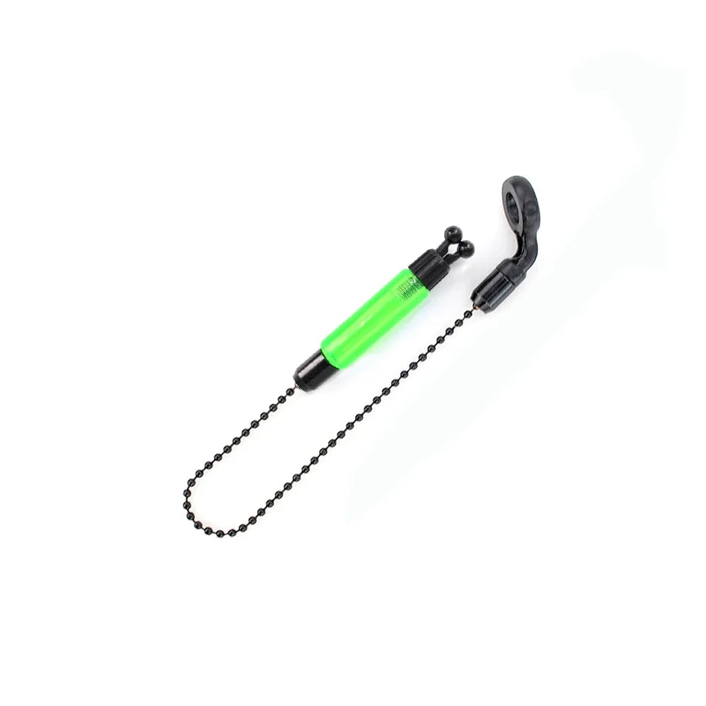 HIRISI Carp Fishing Soft Chain Swinging Device Durable Hanger Swinger Fish Tools Accessories Fishing Pliers Bite Signal Alarm Zpaxo B2024-Green