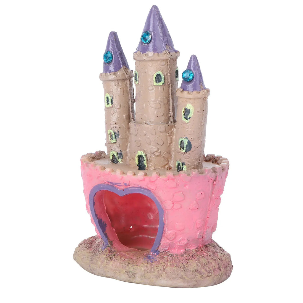 Cartoon Castle Aquarium Decoration Fish Tank Ornament Resin Material