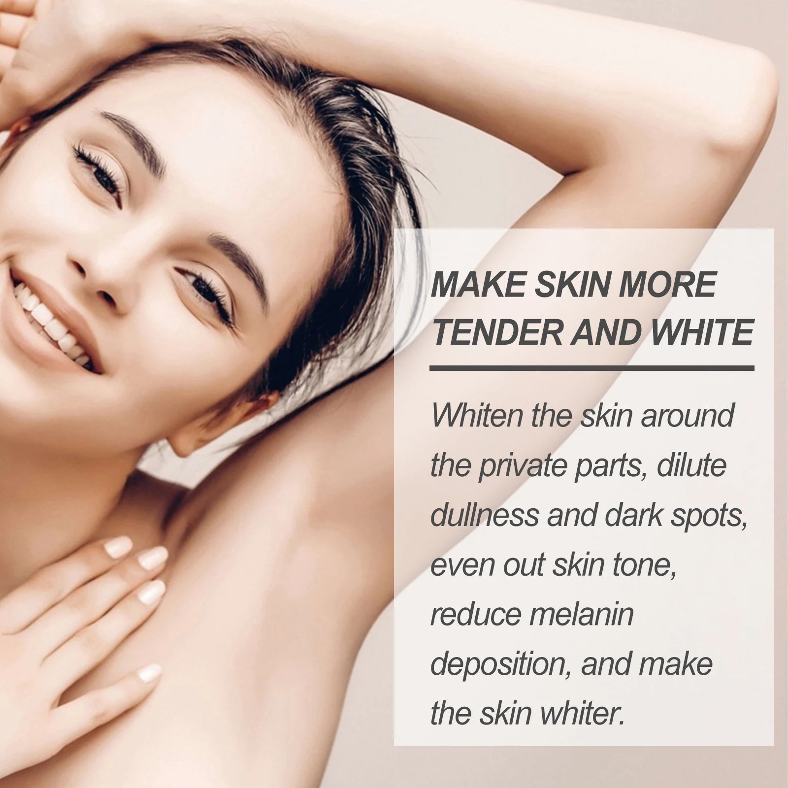 Remove Dark Spots from Underarms and Thighs Lighten Pigmentation on Inner Thighs and Joints Brightening Skin Cream Zpaxo