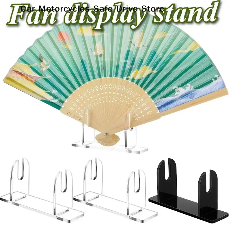 CM1 Acrylic Foldable Fan Stand Display Stands Holder Space-saving