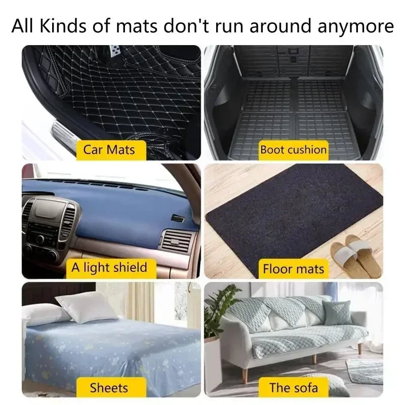 Foot Mats Fixed Sticker Magic Sticker Car Adhesive Backing Strong High Viscosity Non-marking of Holes and Screws Adhesive Zpaxo