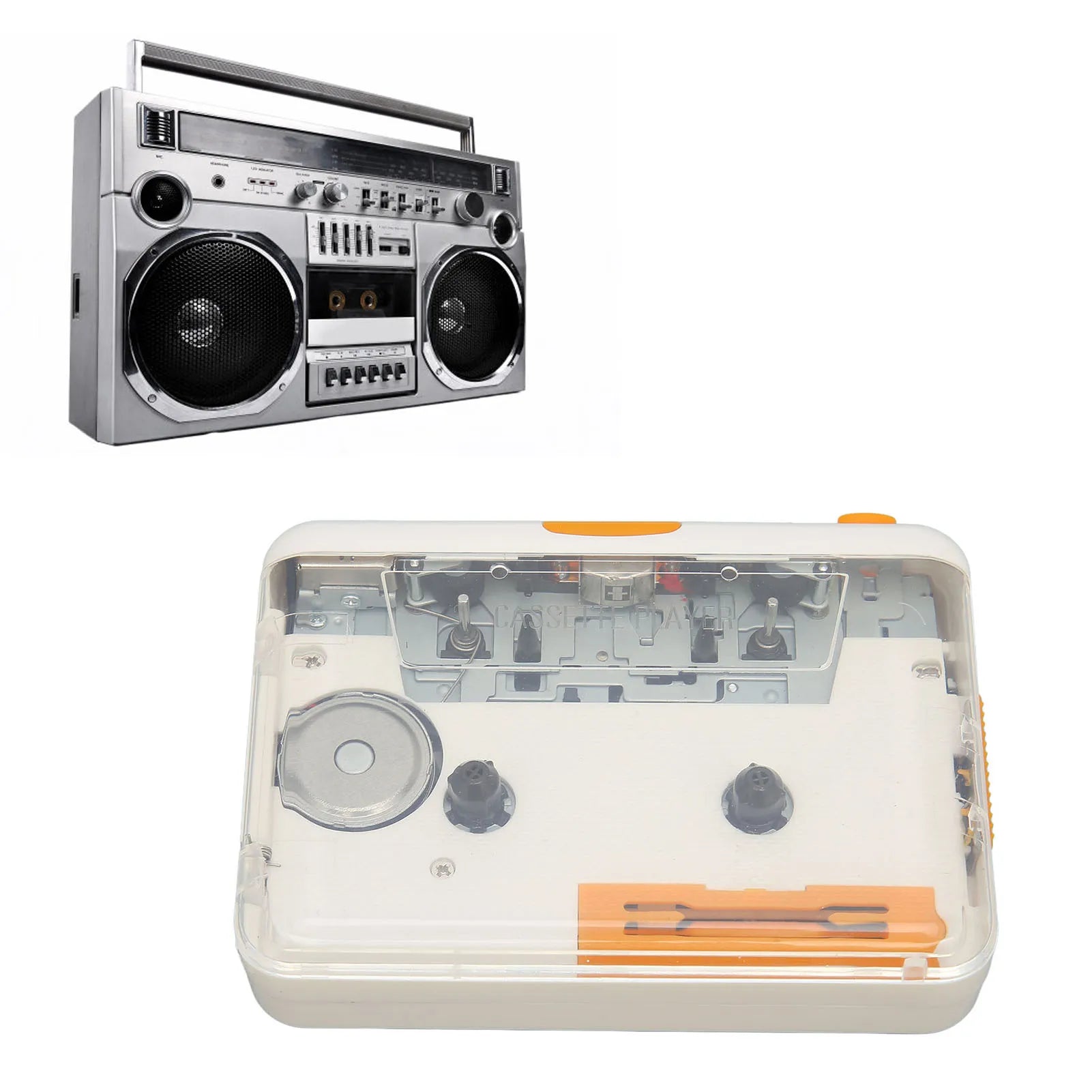 USB Cassette Converter Plug Play Portable MP3 Music Tape Player