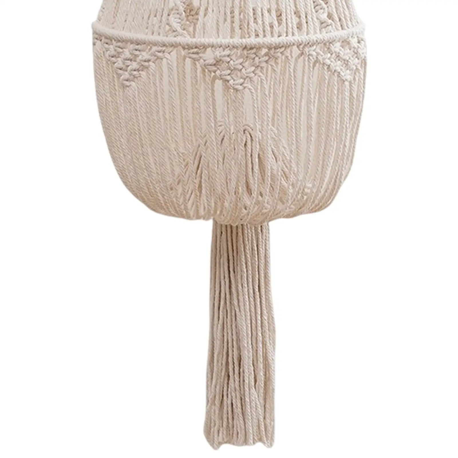 Nordic Bohemian Lamps Shade Handmade Modern Woven Tapestry Macrame Zpaxo