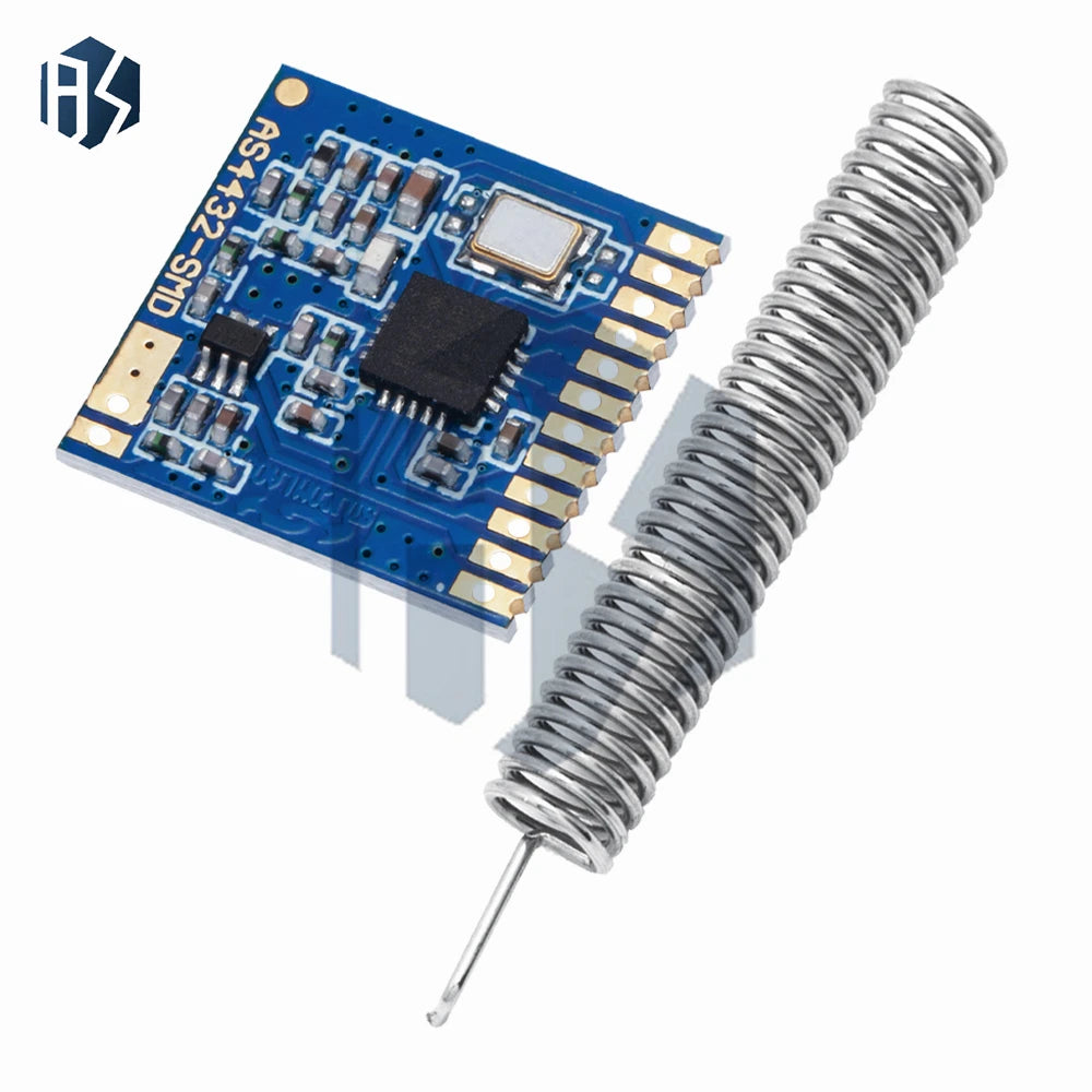 AS4432-SMD 433MHz Industrial-grade Wireless Module Si4432 SMD Chip Zpaxo