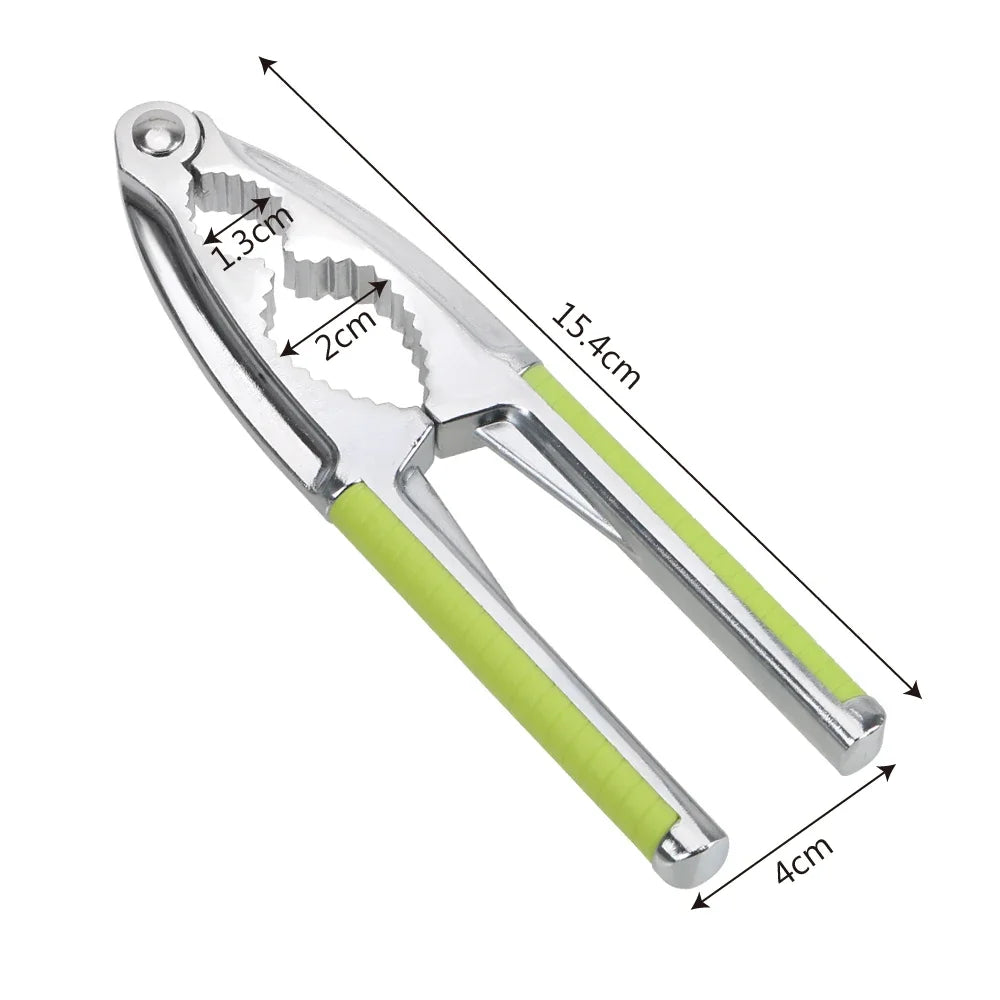 Stainless Steel Nut Cracker & Shell Opener – Multi-Function Tool Nut Cracker Tool Zpaxo