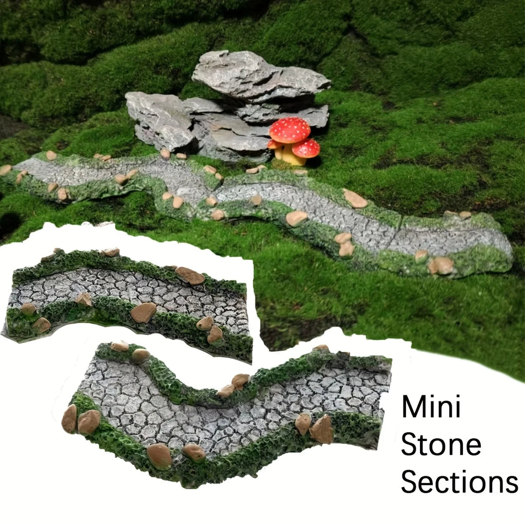 Miniature Stone Path – Fairy Garden Resin Art Decor DIY