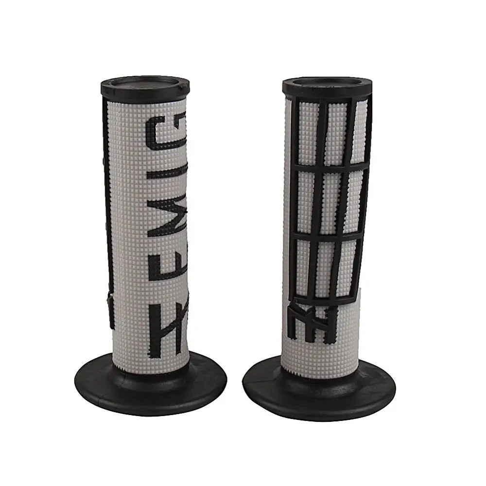 Universal 1 Pair Motorcycle Accessories Gel Brake Handle Grips Zpaxo gray-black