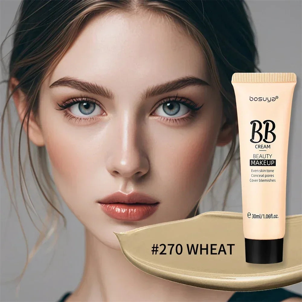Natural Coffee BB Cream Whitening Waterproof Lasting Moisturizing Foundation Full Cover Facial Blemishes Acne Concealer Cosmetic Zpaxo 270-WHEAT