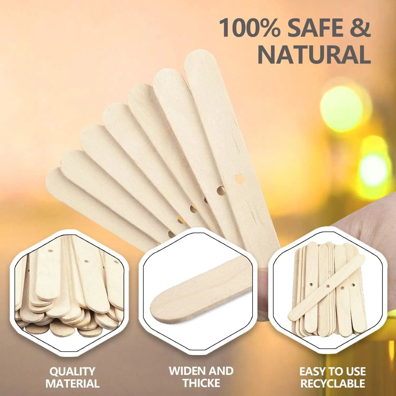 Wooden Candle Wick Holders – 30/50pc Wick Centering Tool Candle Making Tool Zpaxo