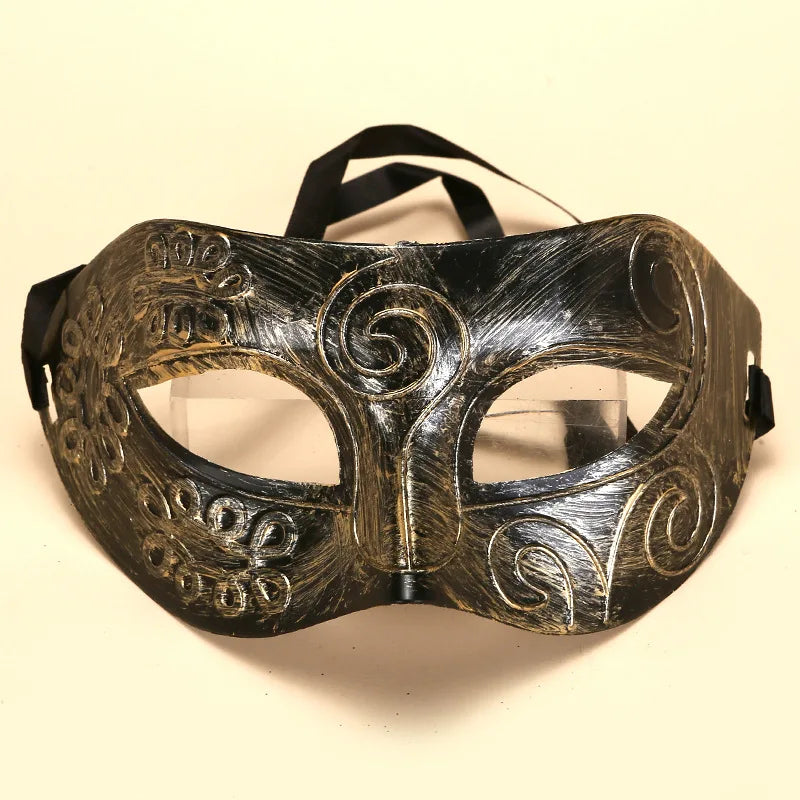 Prince & Princess Vintage Masquerade Couple Masks | Jazz Half-Face
