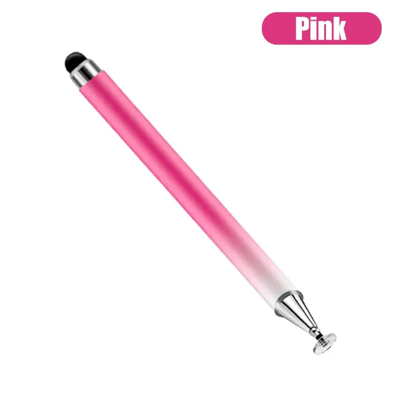 2IN1 Universal Stylus Pen Sensitivity Tablet Drawing Capacitive Touch Zpaxo PINK