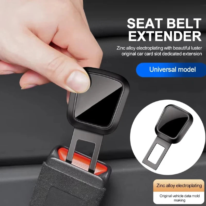 Car Seat Belt Extension Shoulder Strap Button Suitable Interior
