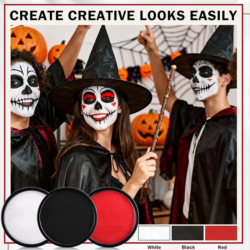 Professional Face Body Paint Safe Single Halloween Christmas Makeup Zpaxo