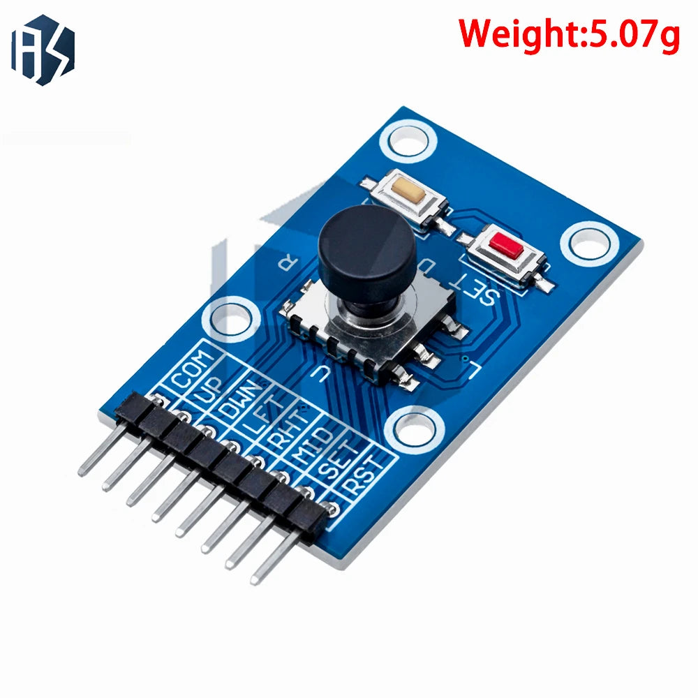 ‌"5-Way Navigation Button Module with Joystick Control for Arduino/AVR/MCU - 5D Rocker Game Controller & Independent Keypad Zpaxo