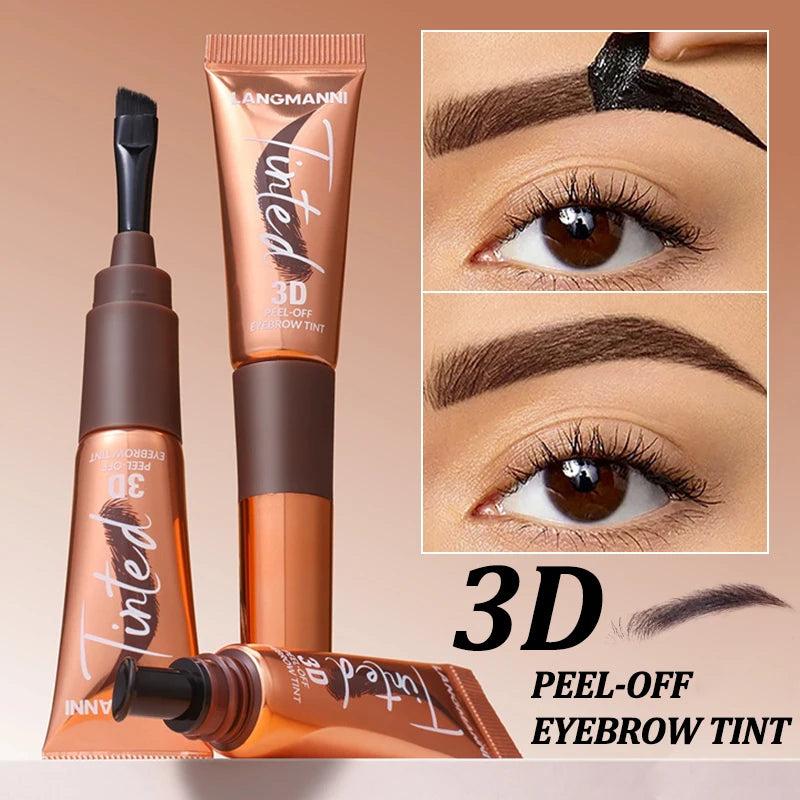 Semi-permanent Tattoo Peel Off Eyebrow Gel Tint Cosmetics Waterproof Zpaxo