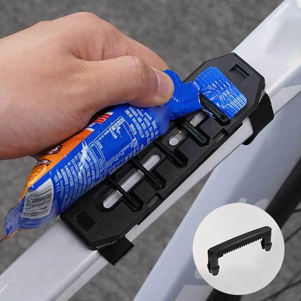 Bicycle Energy Gel Holder Road Mountain Bike Storage Box Bar Elastic