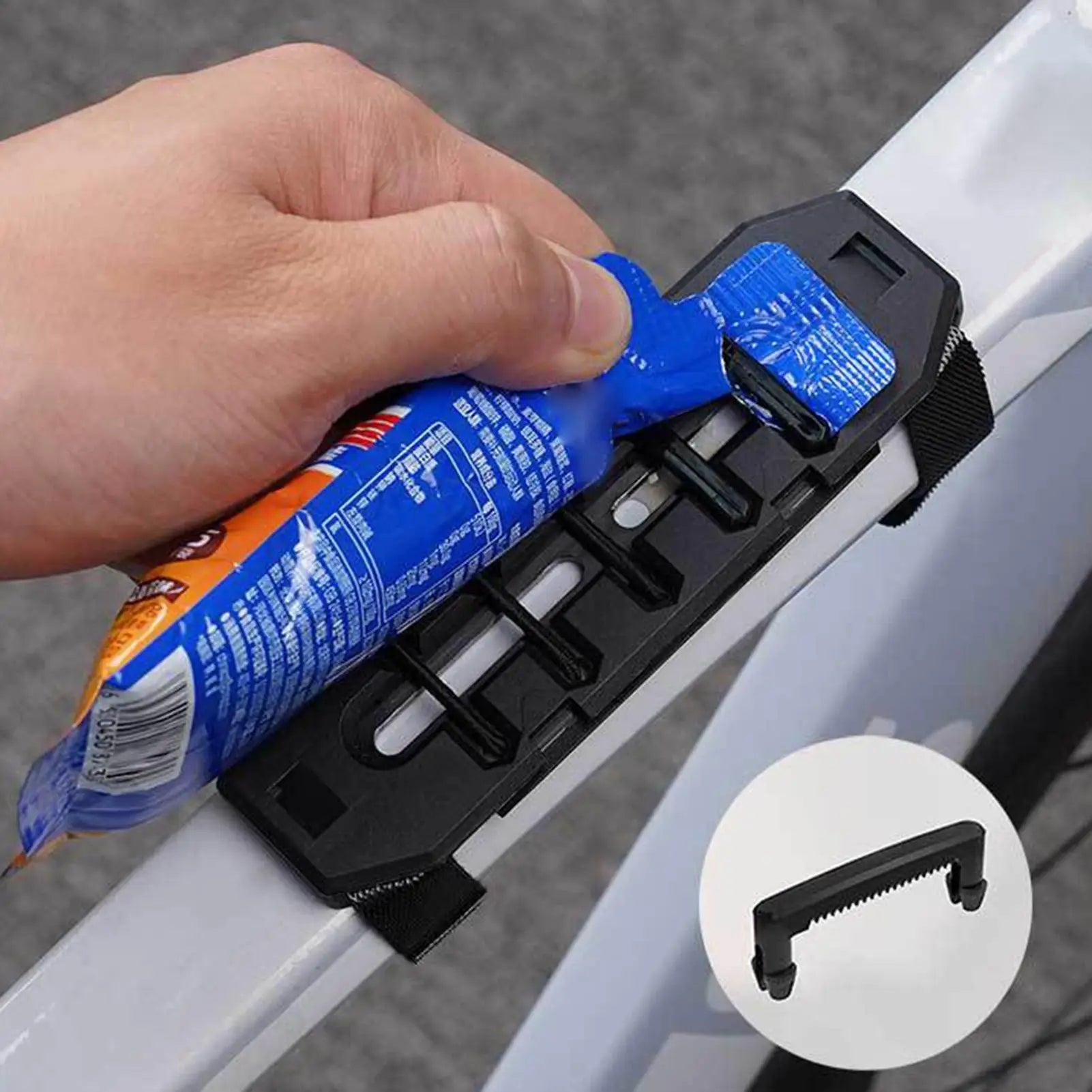 Bicycle Energy Gel Holder Road Mountain Bike Storage Box Bar Elastic