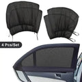 4-piece Window Screen Premium Sunshade Breathable Mosquito Net Front