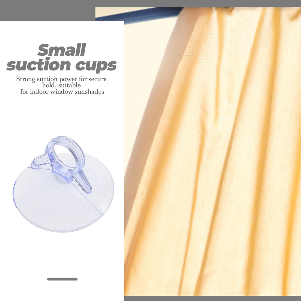 100Pcs Windshield Sunshade Suction Cup 4.5cm Small Compact Strong Adhesive Sucker for Car Shade Glass Table Top Bathroom Wall Zpaxo