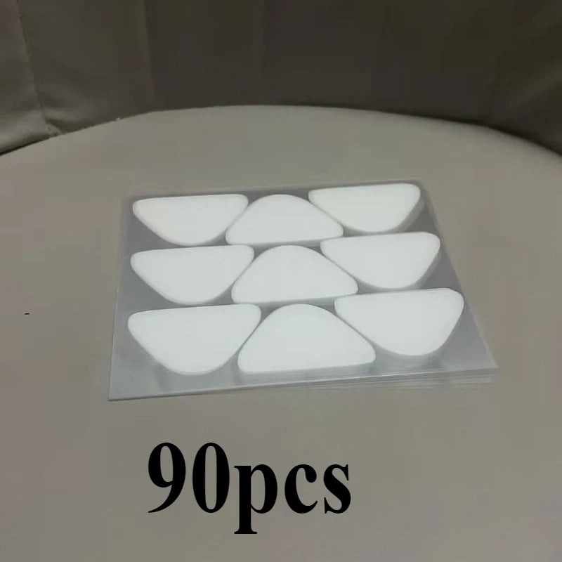 36/90PCS Forehead nasolabial fold patch PE material forehead and smile patterns transparent invisible nasolabial fold patch Zpaxo transparent 90pcs