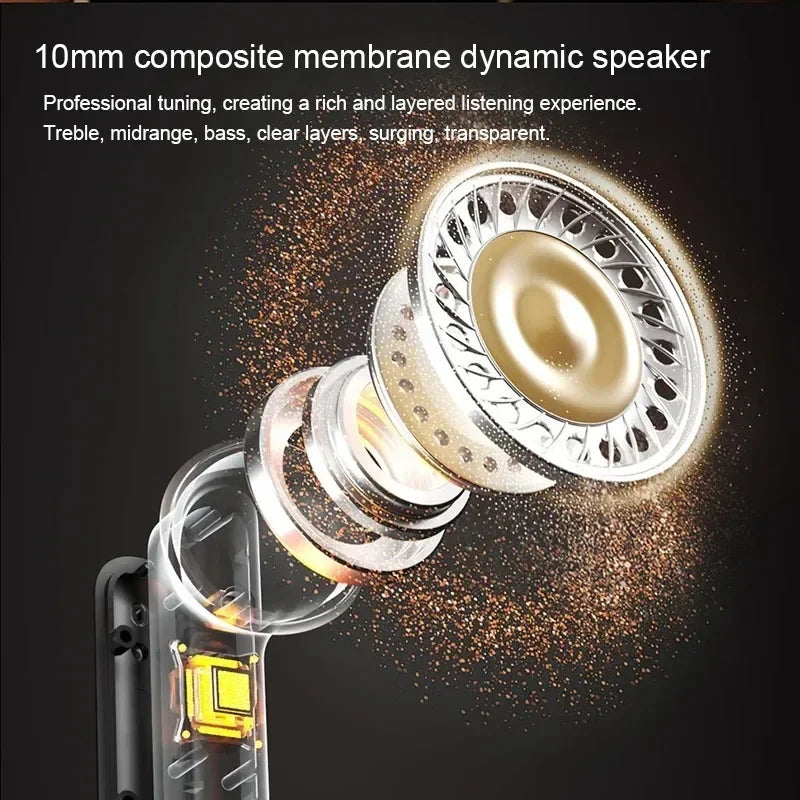 S510 TWS Wireless Headphones LED Power Earphones Digital Display