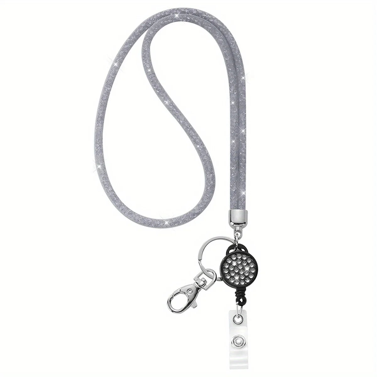 Sparkling Neck Lanyards Mobile Phone Holder Rhinestones Necklace